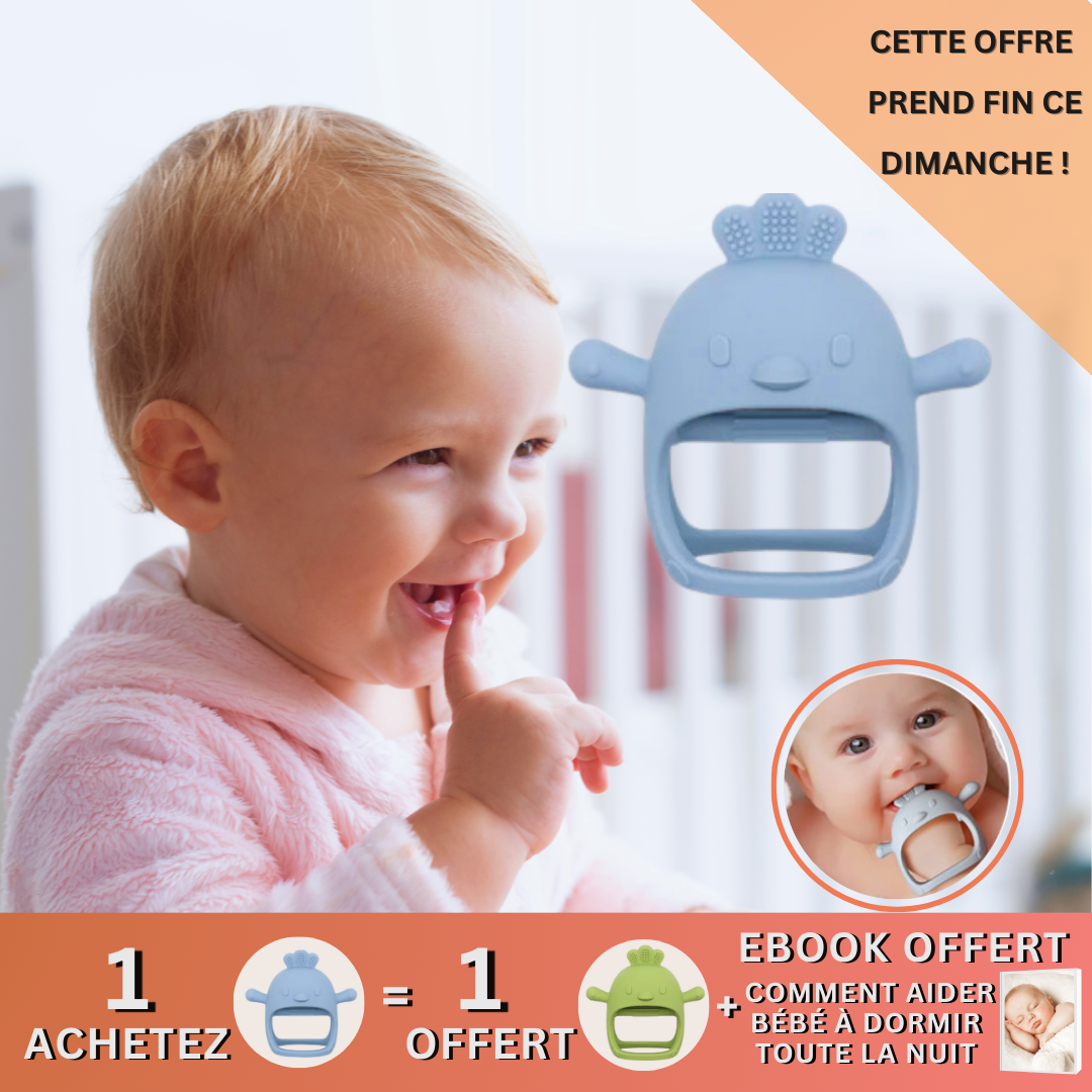 CoqHugo™ | Gant de Dentition Anti-Chute pour Bébé
