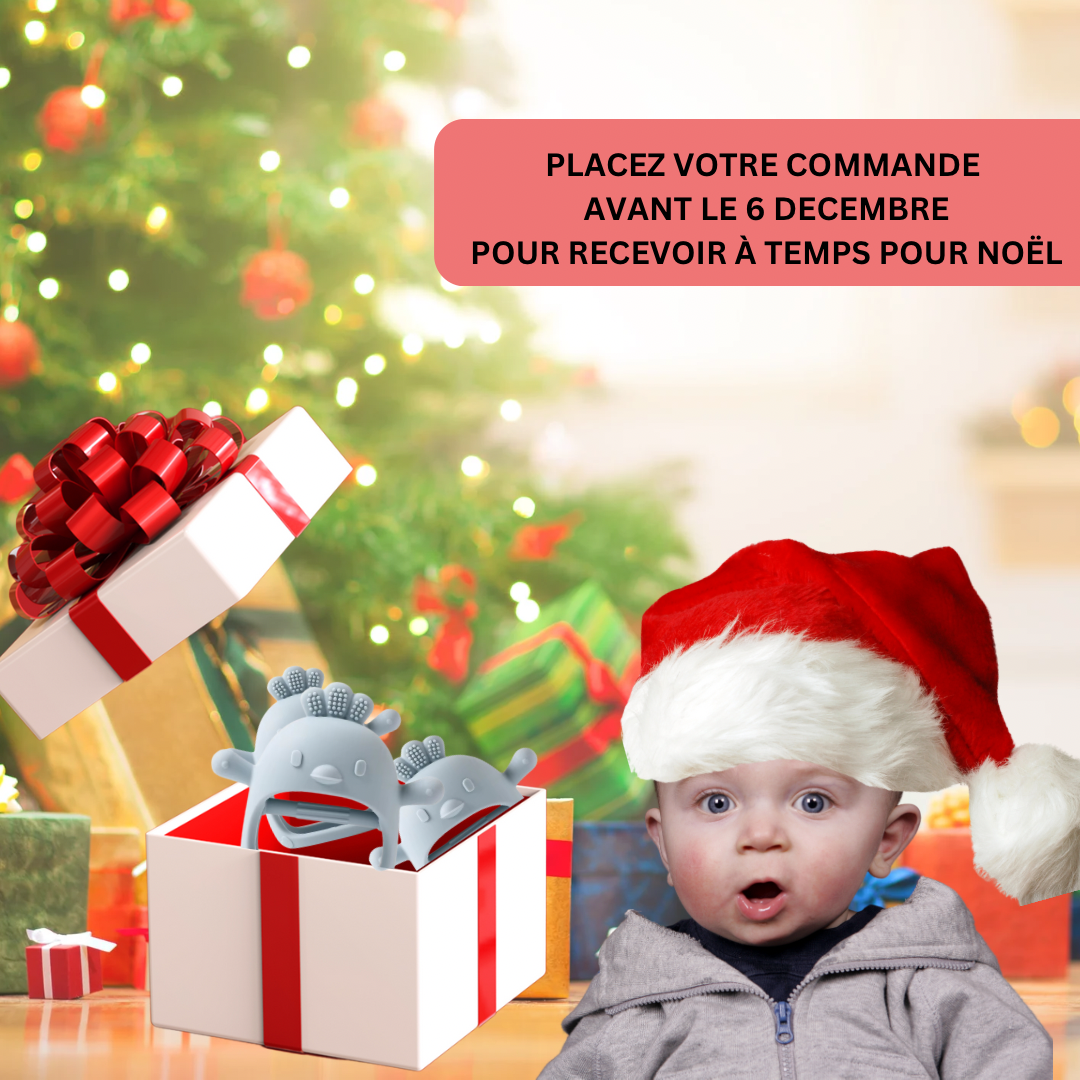 CoqHugo™ | Gant de Dentition Anti-Chute pour Bébé