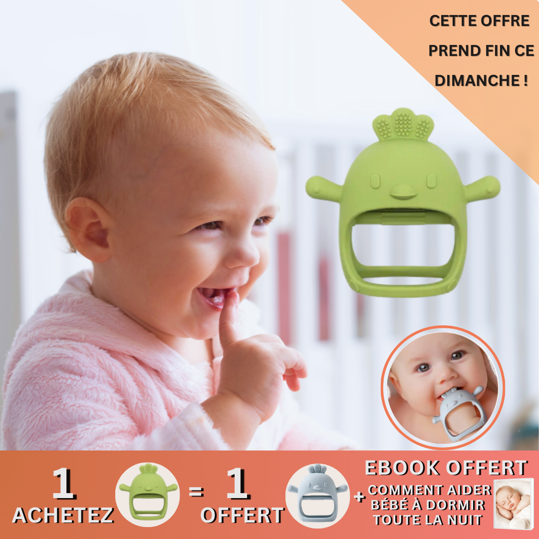 CoqHugo™ | Gant de Dentition Anti-Chute pour Bébé