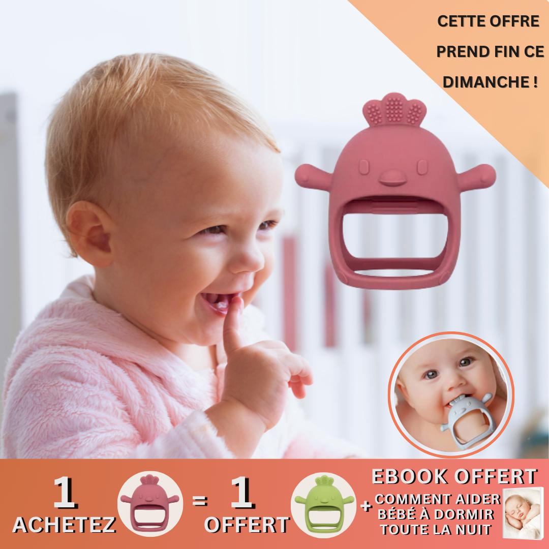 CoqHugo™ | Gant de Dentition Anti-Chute pour Bébé