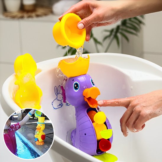 Jouet de bain bebe en hypocampe