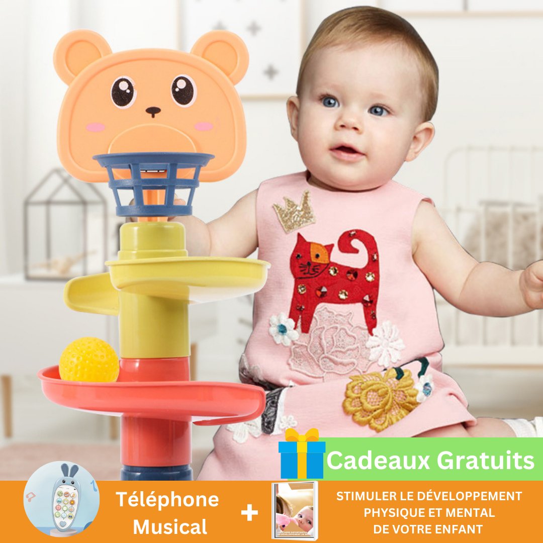 Tour en Spirale Éducative | Jouet d'Éveil - Fluffy Lion Boutique