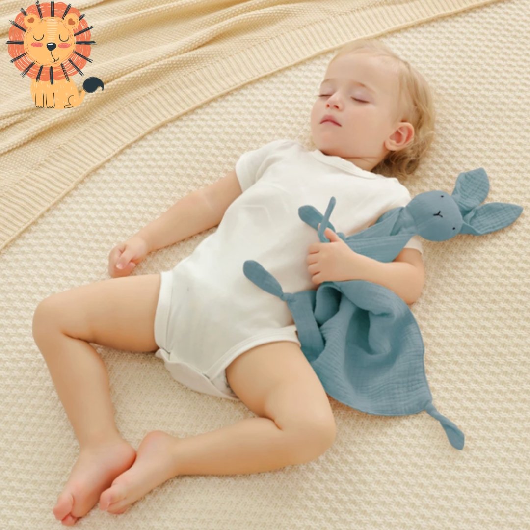 Mousseline réconfortante pour bébé | LapinouBébé™ - Fluffy Lion Boutique