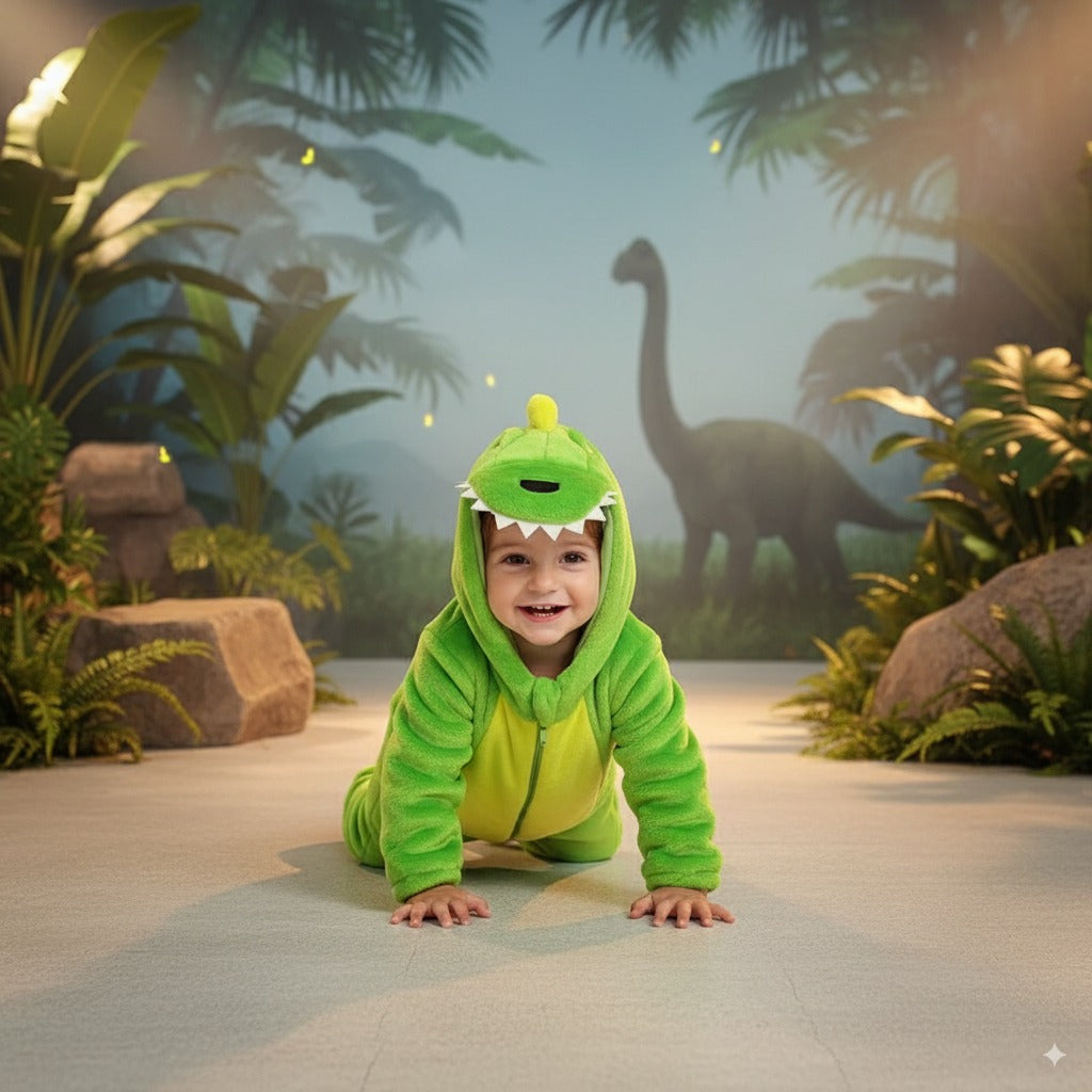 Pyjama dinosaure BEBE Vert