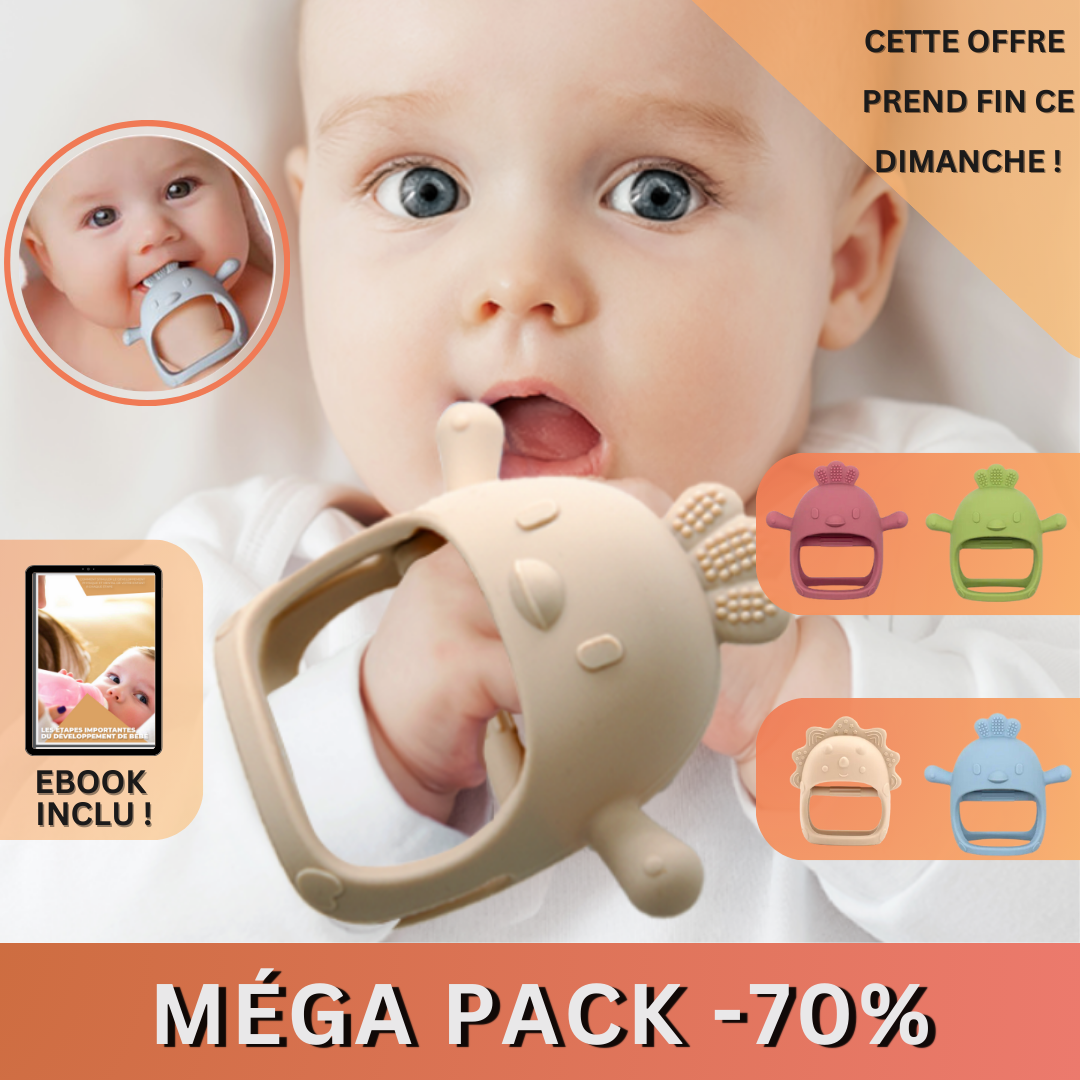 CoqHugo™ |  Gant de Dentition Anti-Chute pour Bébé