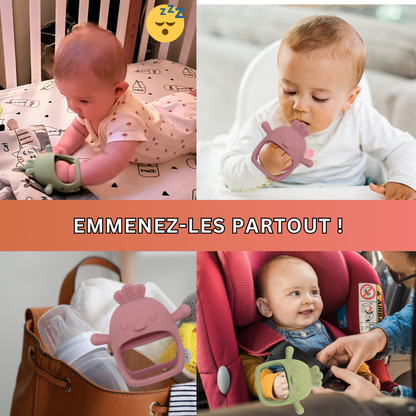 CoqHugo™ |  Gant de Dentition Anti-Chute pour Bébé