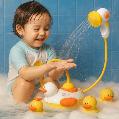 Jouet de bain pour bébé | Douche canard