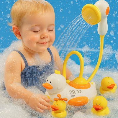 Jouet de bain pour bébé | Douche canard