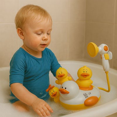 Jouet de bain pour bébé | Douche canard