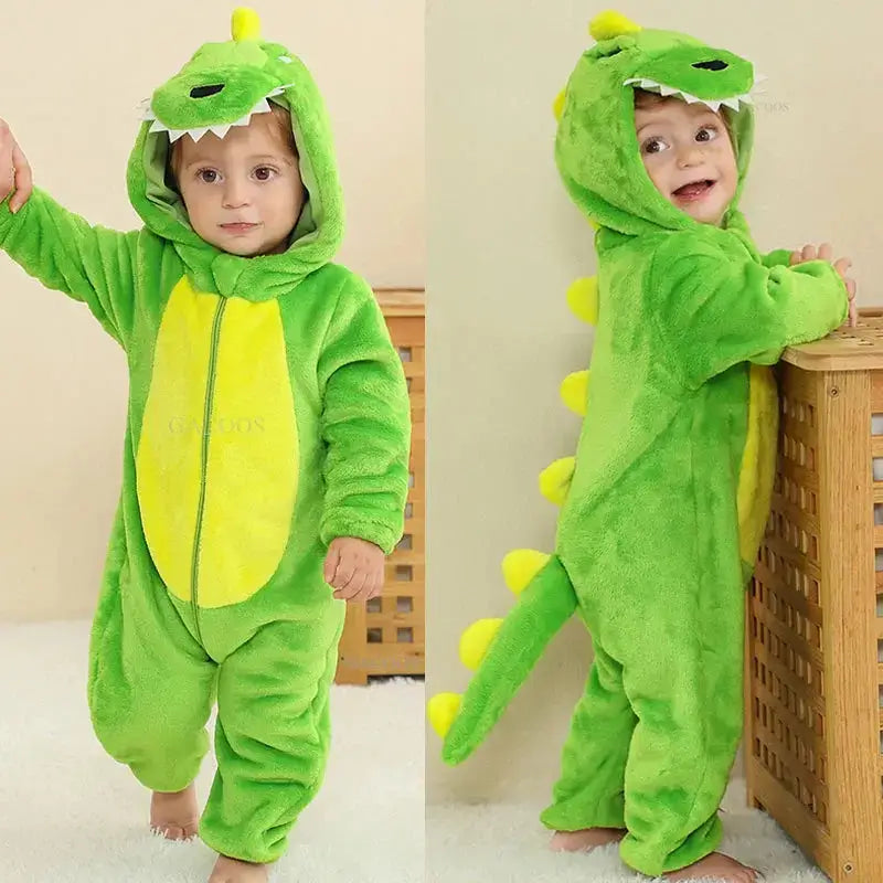 pyjama-enfant-vert-motif-dinosaure