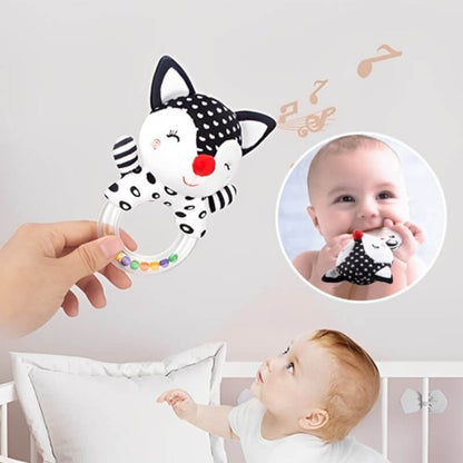 Hochet-dentition-bébé-en-forme-d'animal,-parfait-pour-les-petites-mains