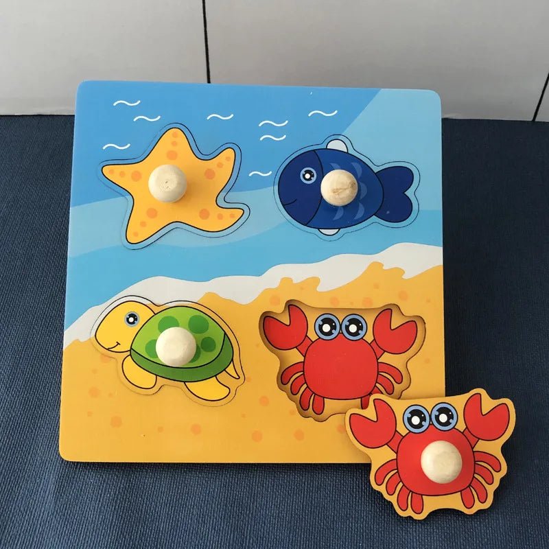 Puzzle Éducatif en Bois Montessori | EasyPuzzle™ - Fluffy Lion Boutique