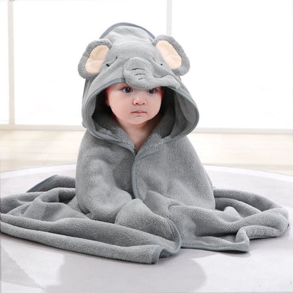 Serviette de bain à capuche pour bébé | TinyWarmth™ - Fluffy Lion Boutique