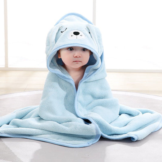 Serviette de bain à capuche pour bébé | TinyWarmth™ - Fluffy Lion Boutique